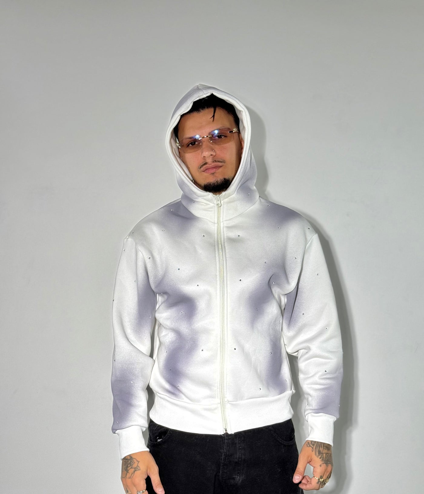 chaqueta con contraste